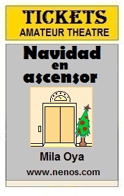 Navidad en ascensor por Mila Oya