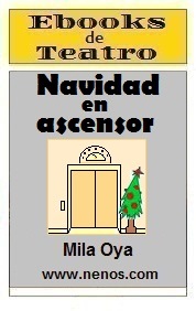 Navidad en ascensor  por Mila Oya